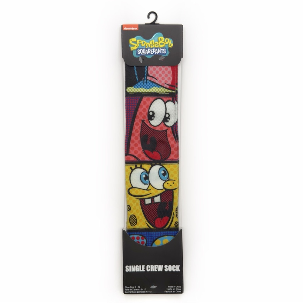SpongeBob SquarePants Crew Socks Mens Womens Gift Patrick Gary Jellyfish Y2K New
